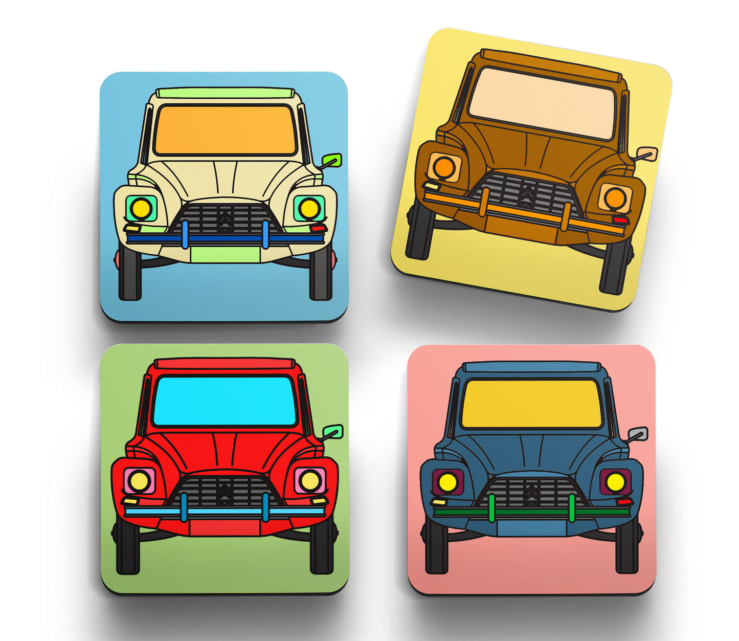 Dyane 'Retro' Coasters Set A