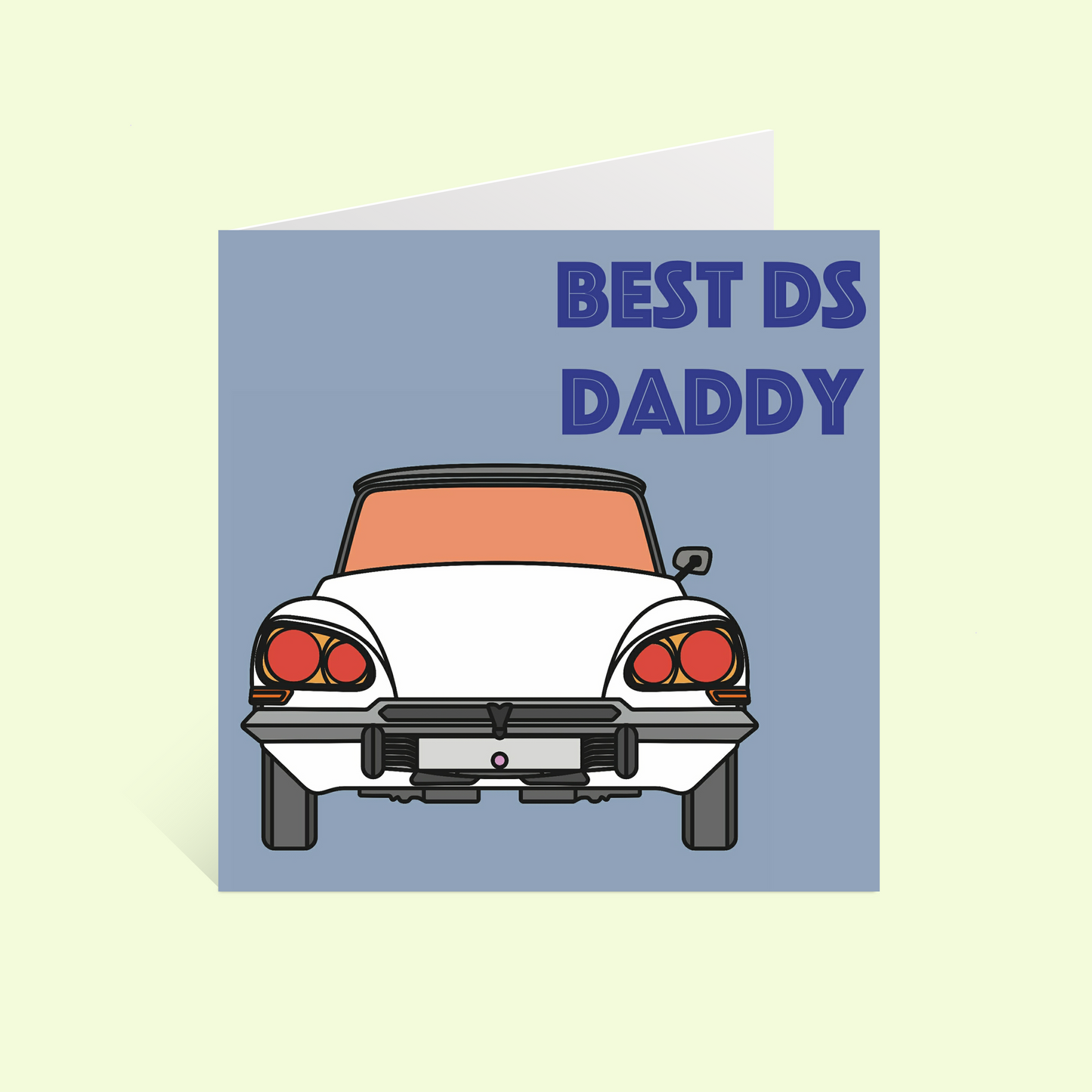 Retro DS Best Dad Greeting Card