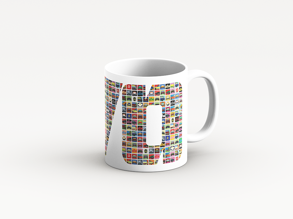 DS Mug 'Numbers' design