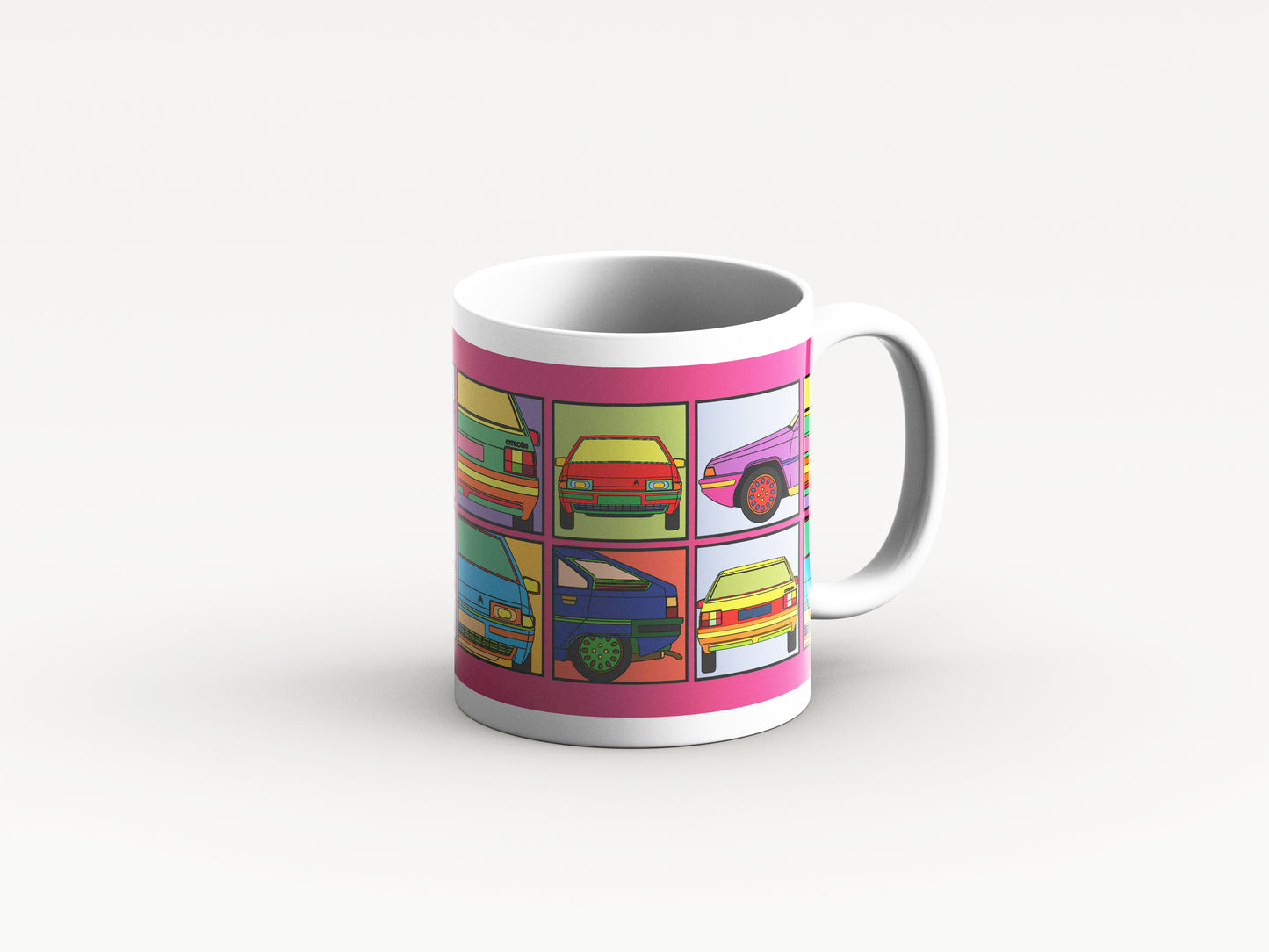 BX Mug 'Pink Retro' Design
