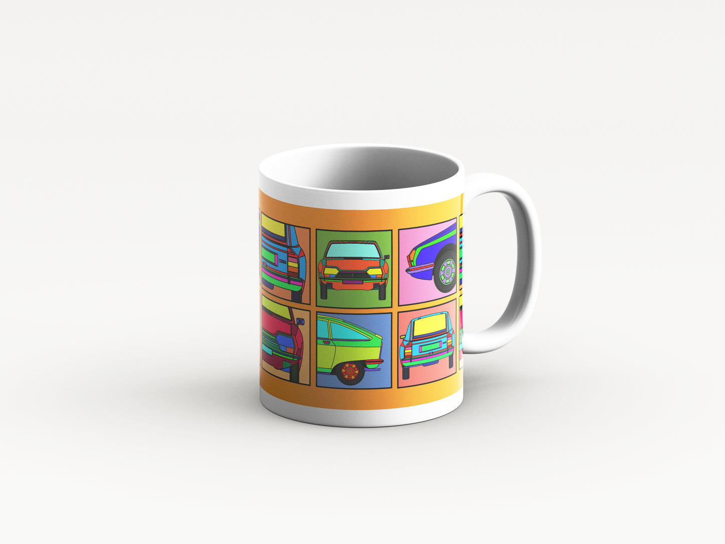 GS Mug 'Orange Retro' Design