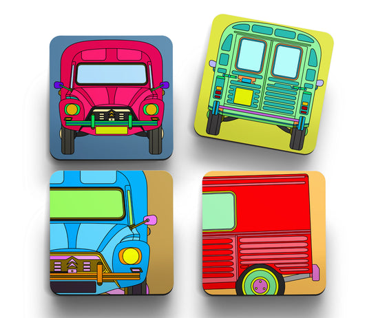 Acadiane 'Retro' Coasters