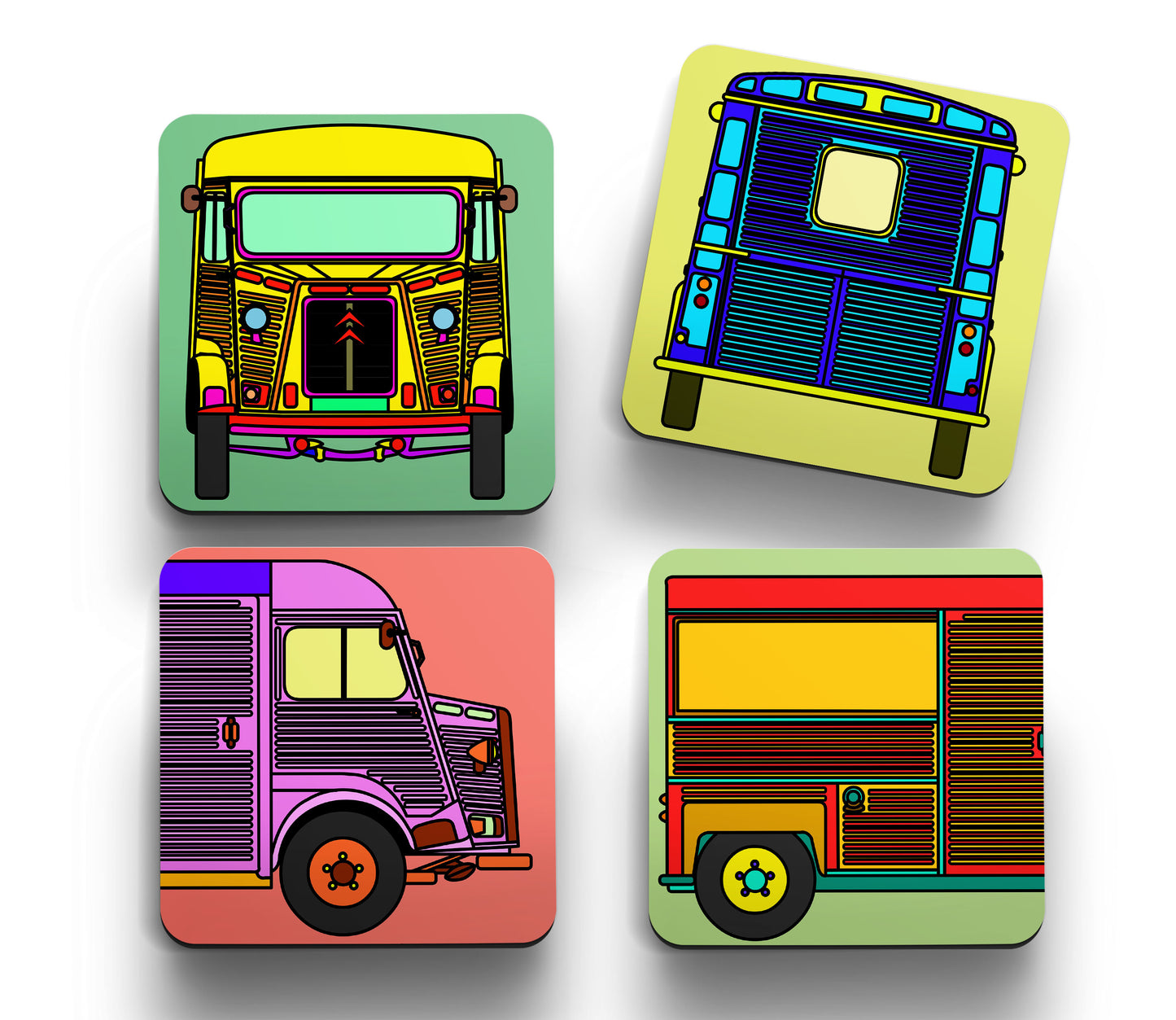 H Van 'Retro' Coasters