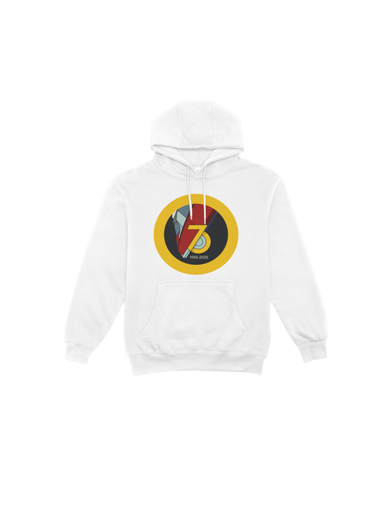 White Sweatshirt 'Rear View'