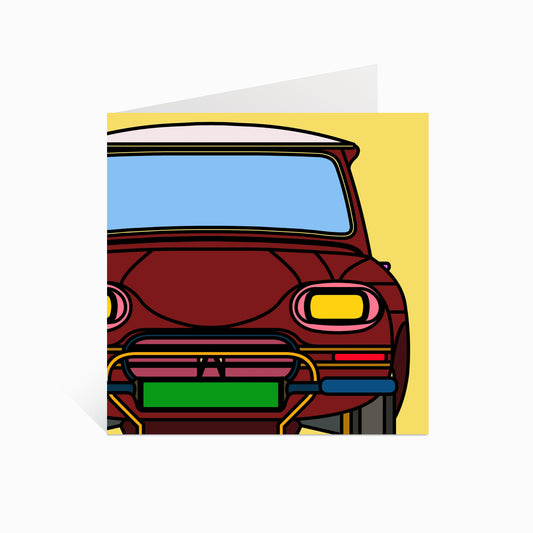 Retro Ami 6 Greeting Card