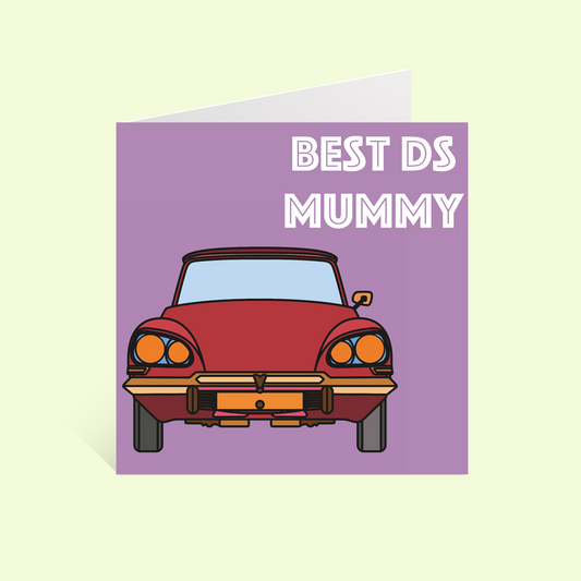 Retro DS Best Mummy Greeting Card