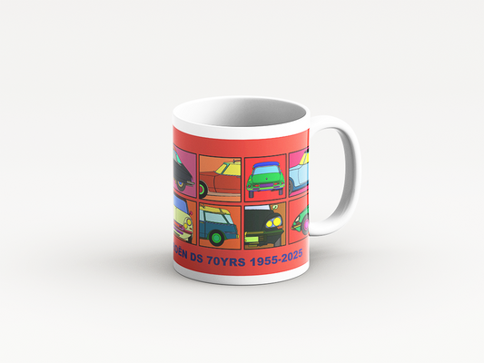 DS Mug 'Red Retro' Design