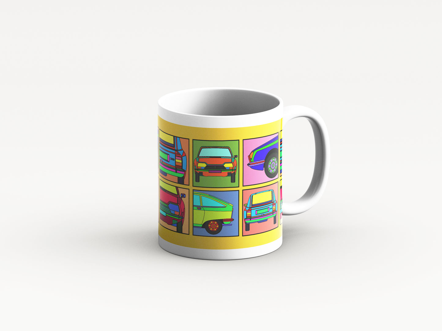 GS Mug 'Yellow Retro' Design