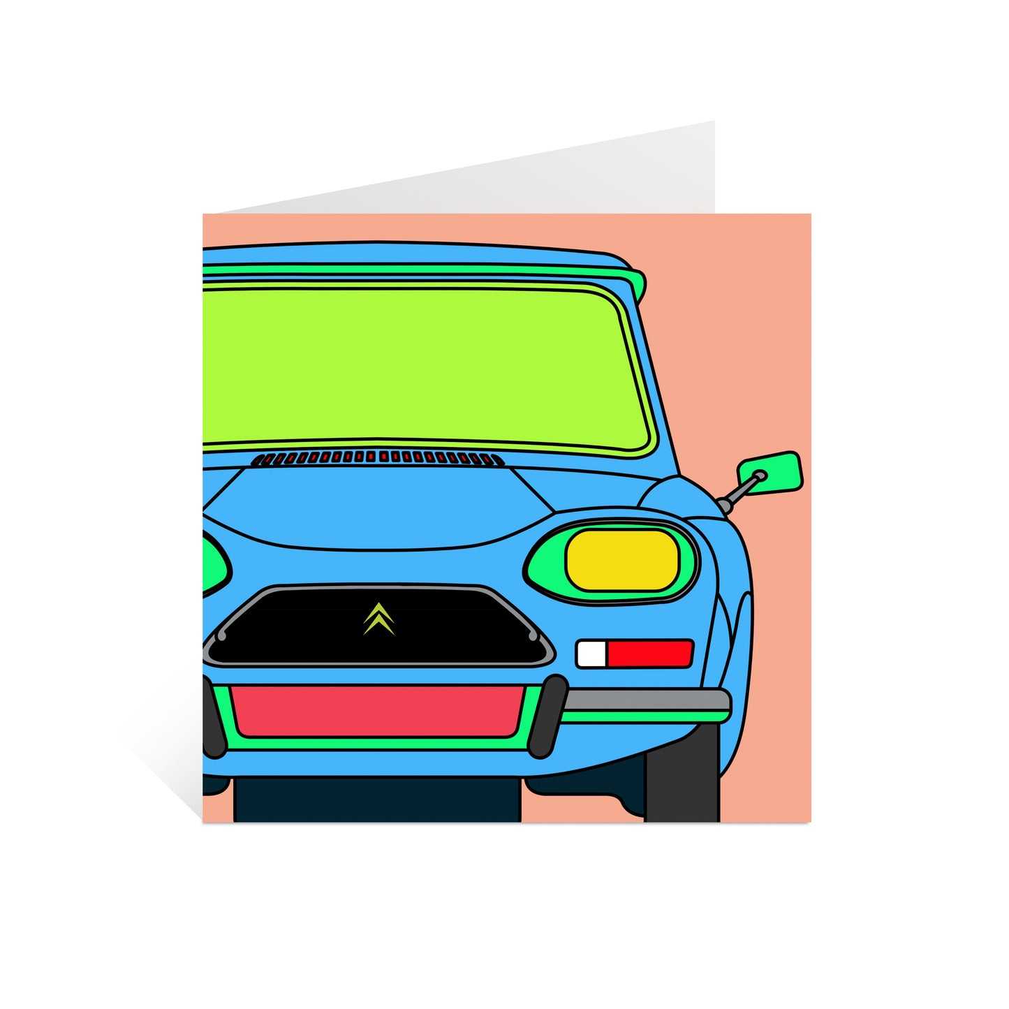 Retro Ami 8 Greeting Card