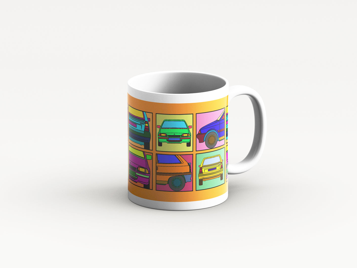 AX Mug 'Orange Retro' Design