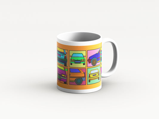 AX Mug 'Orange Retro' Design