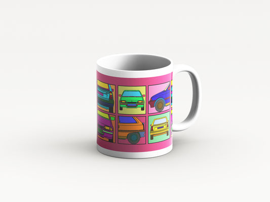 AX Mug 'Pink Retro' Design