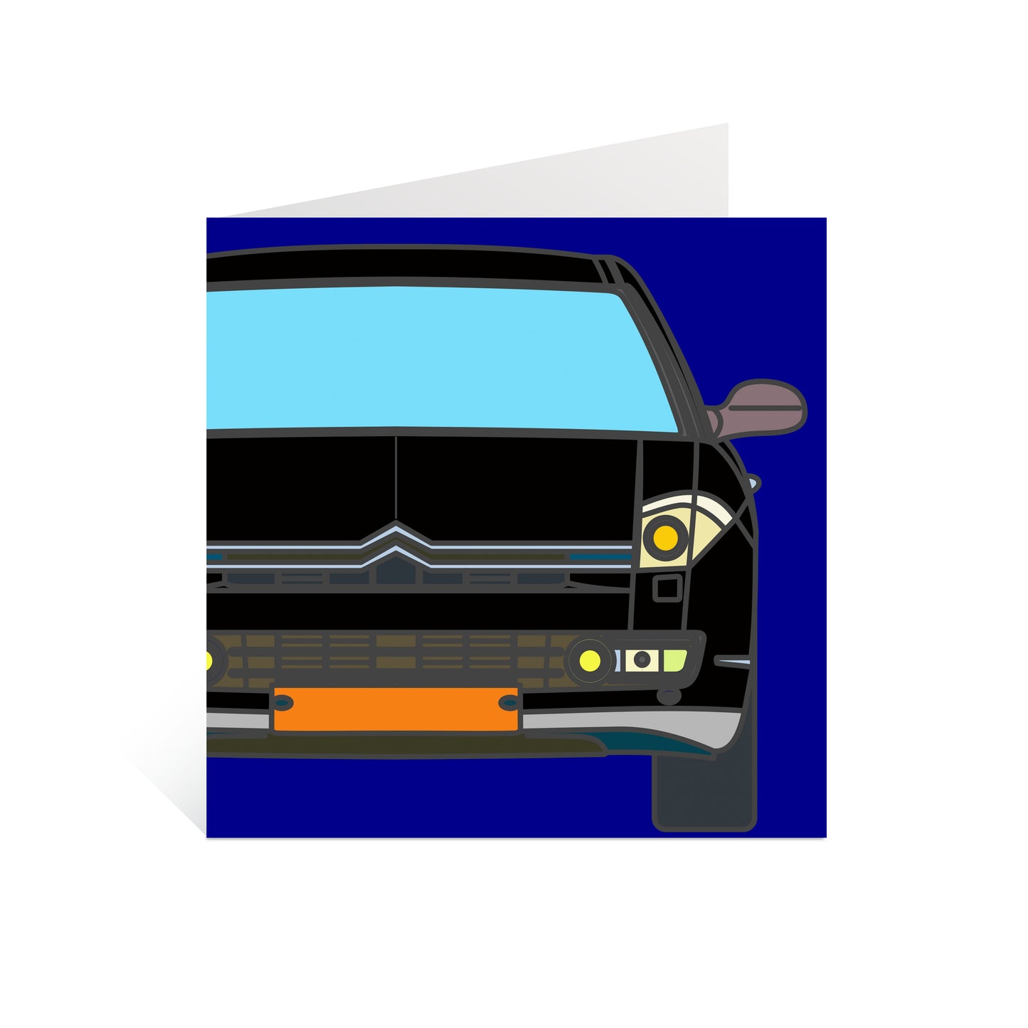 Retro C6 Greeting Card