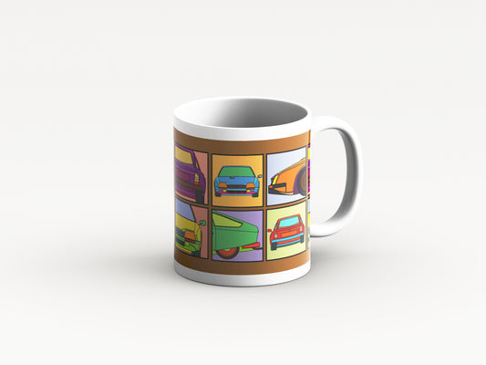 CX Mug 'Brown Retro' Design