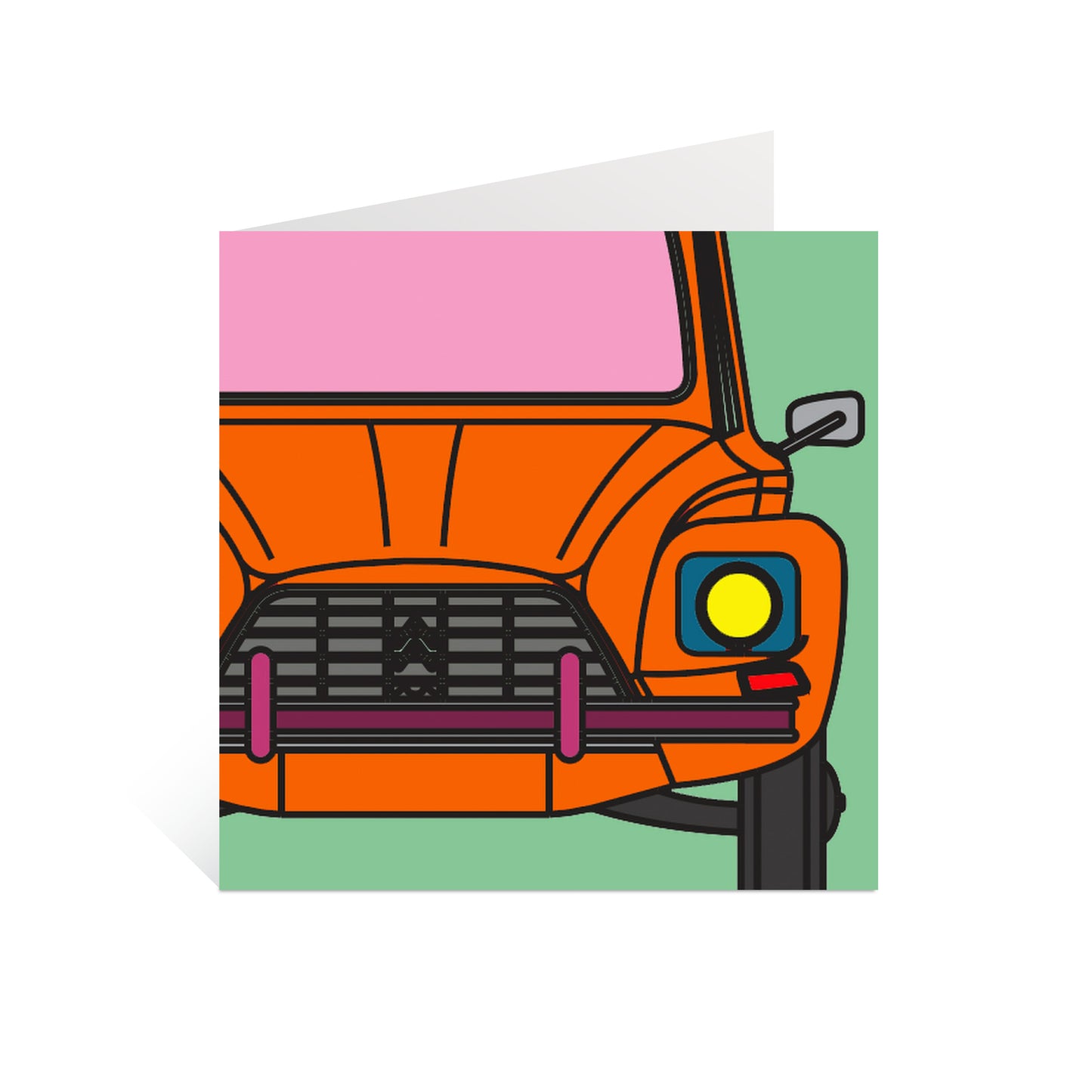 Retro Dyane Greeting Card