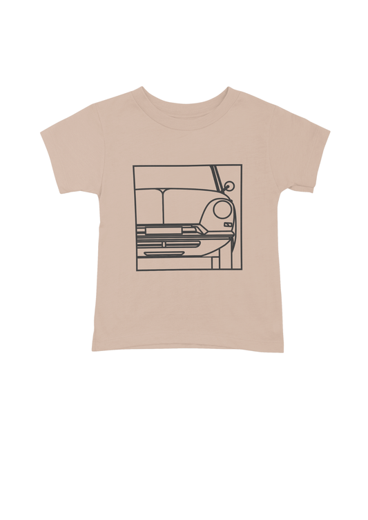 Children's Pink Cotton T-Shirt with  DS Series 1 Line Drawing